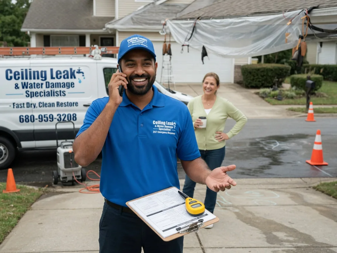 Ceiling Leak Cleanup Waynesboro, VA FAQs